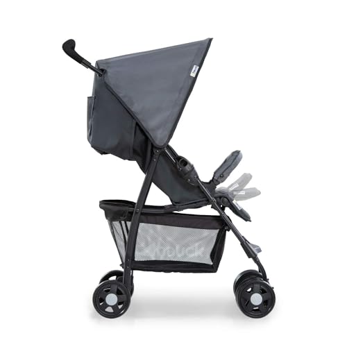 Carrito de Bebé Ultraligero – Reclinable, Plegado Compacto, Gris