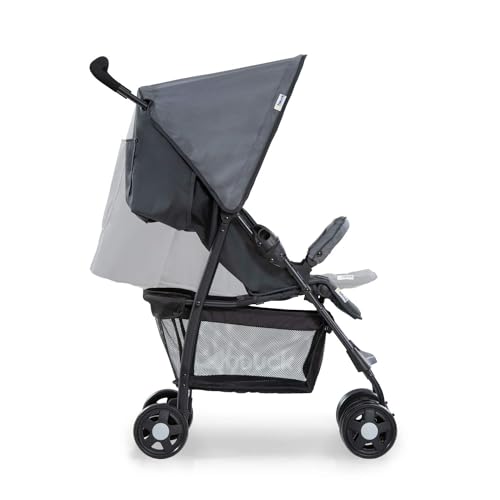 Carrito de Bebé Ultraligero – Reclinable, Plegado Compacto, Gris