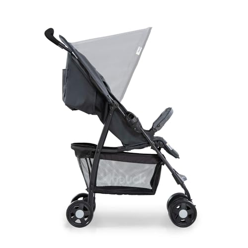 Carrito de Bebé Ultraligero – Reclinable, Plegado Compacto, Gris