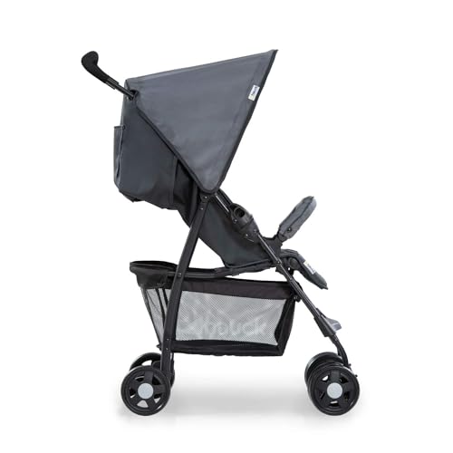 Carrito de Bebé Ultraligero – Reclinable, Plegado Compacto, Gris