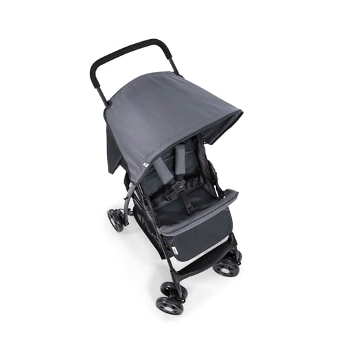 Carrito de Bebé Ultraligero – Reclinable, Plegado Compacto, Gris