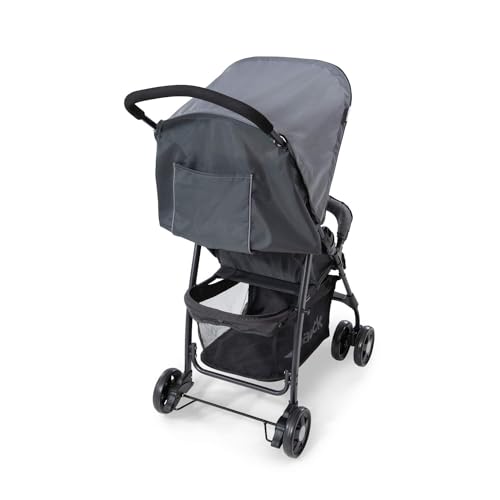 Carrito de Bebé Ultraligero – Reclinable, Plegado Compacto, Gris